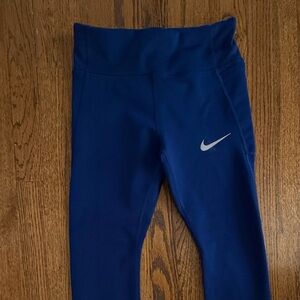 Nike Women's Royal Blue Dr-Fit Leggings